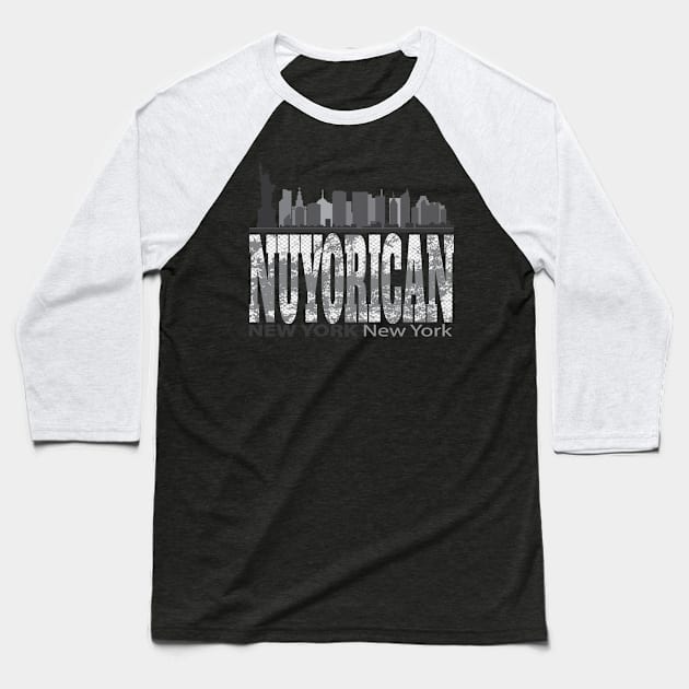 Nuyorican Puerto Rico New York Rican Pride Heritage Taino Baseball T-Shirt by Envision Styles